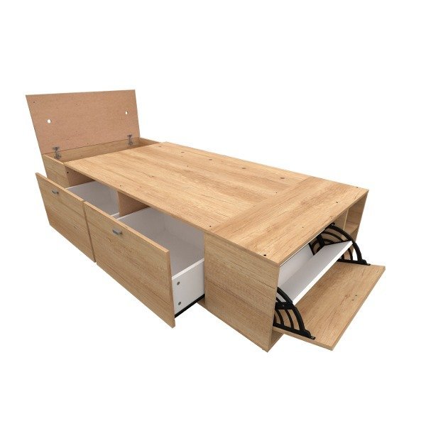Cama box una plaza