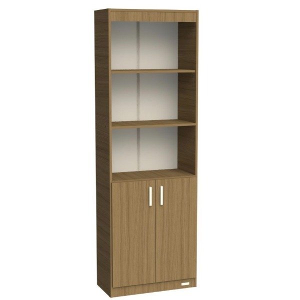 Biblioteca con puertas