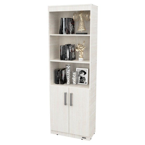 Biblioteca con puertas