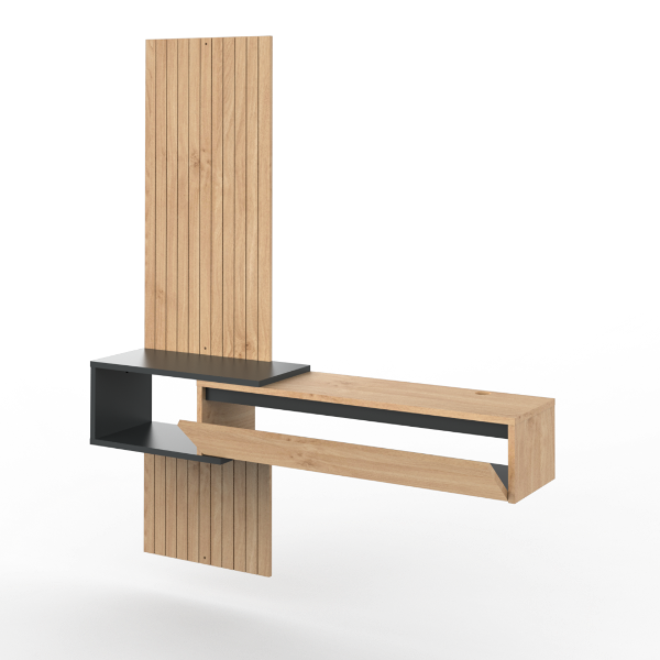Rack de tv flotante